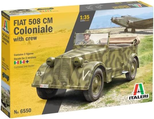 1/35 FIAT 508 CM COLONIALE With CREW