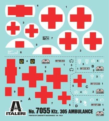 Ambulanza Kfz.305 1/72 (IT7055) - 5