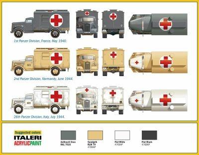Ambulanza Kfz.305 1/72 (IT7055) - 6