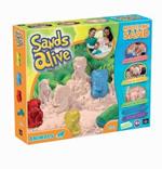 Sands Alive. Super Sabbia. Animali. Vaschetta Con Sabbia, 3 Formine + 1 Attrezzo