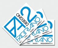 Blocco disegno f2 24x33 20 fg. liscio sq.
