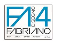 Fabriano Blocco FA/4 20 Fogli 24x33 cm ruvidi