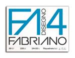 Fabriano Blocco FA/4 20 Fogli 24x33 cm riquadrato