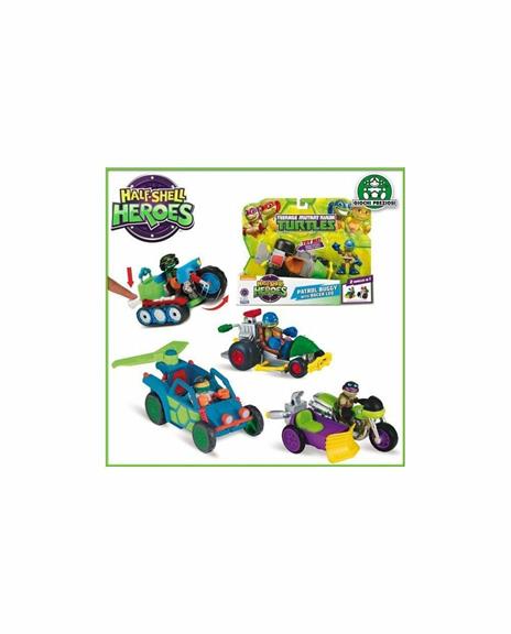 Ninja T.Mini Heroes Veicolo con Pe Giochi Preziosi - 4