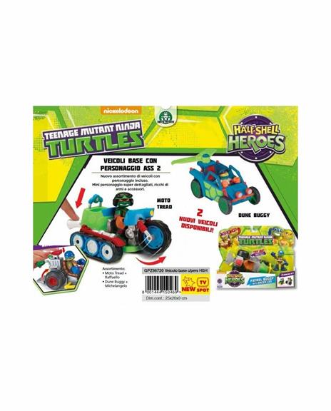 Ninja T.Mini Heroes Veicolo con Pe Giochi Preziosi - 5