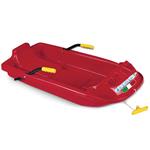 Bob Slittino Bimbo 1 Posto con Freni Slitta Neve per Bambini Rosso