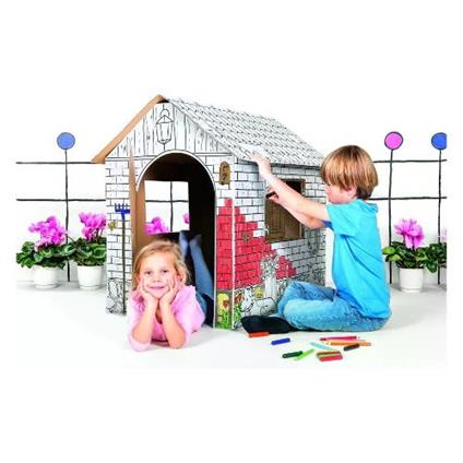 Casetta giocattolo Colorabile Paper Farm House 87x71x88 cm 5005 B