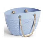 Borsa Linda Azzurra Manici In Corda