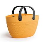 Borsa Linda Gialla Con Manici In Plastica