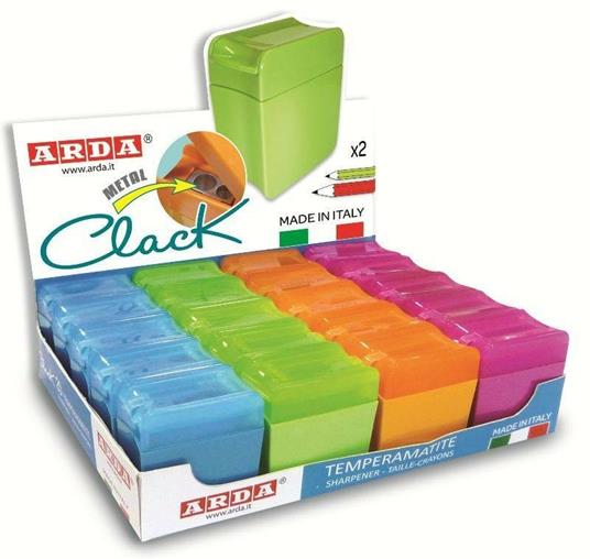 Arda Temper. 2 Fori Metallo C/Cont. Clack 20Pz