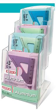 Squadra Alluminio Frostcolor 60° Cm 12