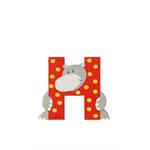 Lettera H Hippopotamus