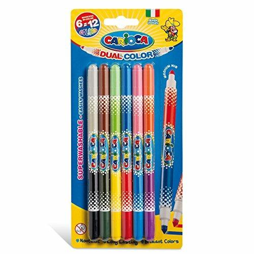 Pastelli Bi-Color Blister 6 pezzi