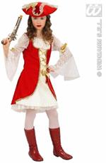 Costume Capitano pirata 128 cm / 5-7 anni