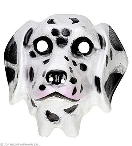 Costume Maschera dalmata in plastica