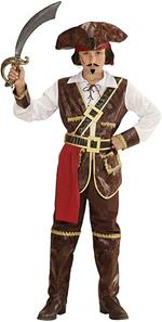Costume Capitano pirata dei caraib116cm/4-5 y