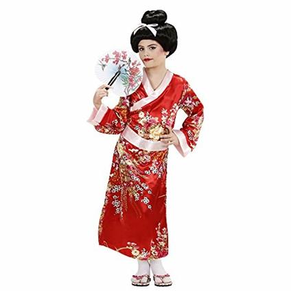 Costume Geisha kimono, cint.140Cm/8-10anni