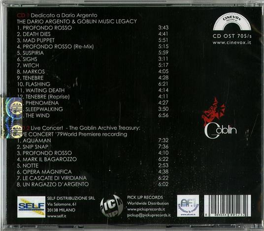 The Best of (Colonna sonora) - CD Audio di Goblin - 2