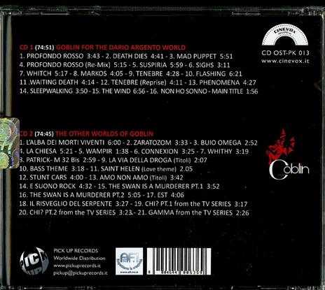 The Ultimate Collection (Colonna sonora) - CD Audio di Goblin - 2