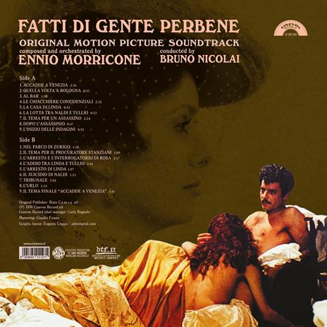 Fatti di gente perbene (Limited Edition Transparent Pink Vinyl) (Colonna Sonora) - Vinile LP di Ennio Morricone - 3
