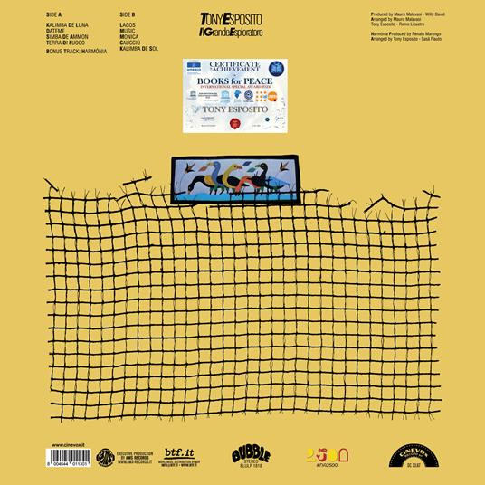 Il grande espoloratore (Limited Edition - Signed yellow vinyl + silk-screen print + bonus track) - Vinile LP di Tony Esposito - 4