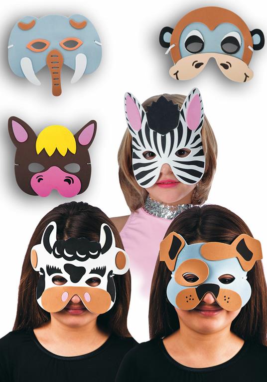 Maschera Animaletto Bambino In Eva In Busta