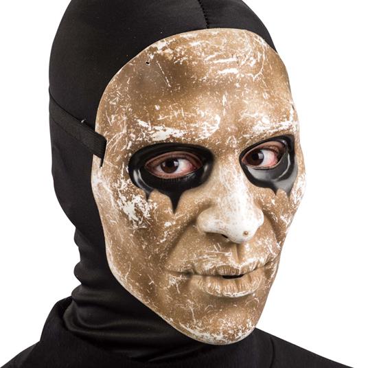 Maschera Zombie In Plastica Rigida In Busta con Cav.