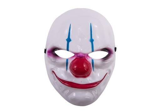 Maschera Clown Horror In Plastica Rigida
