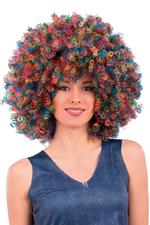 Parrucca Super Ricciolona Multicolor Gr.190 Ca.