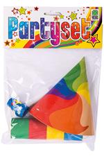 Party Set 1 Stella 1 Cappellino 1 Lingua. Carnival Toys (4485)