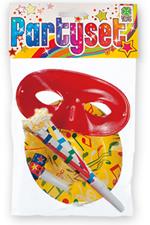 Party Set 1 Tromba 1 Cappellino 1 Maschera. Carnival Toys (4651)