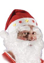 Cappuccio Babbo Natale C/Luci Batt. Incl. Carnival Toys (5649)