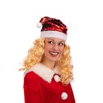 Cappuccio Babbo Natale con Paillettes Reversibili con Cav.