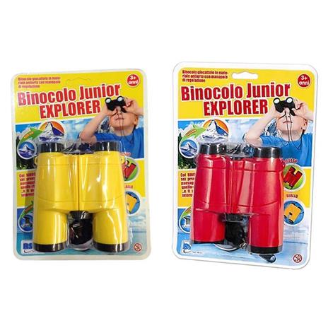 Binocolo Junior Explorer 2 Colori Assortiti Giallo Rosspo per Bambini 3+ Anni