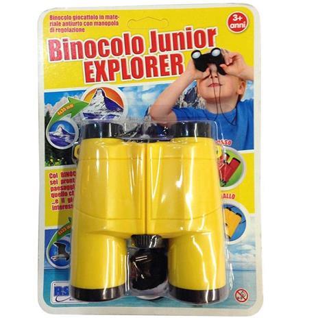 Binocolo Junior Explorer 2 Colori Assortiti Giallo Rosspo per Bambini 3+ Anni - 3