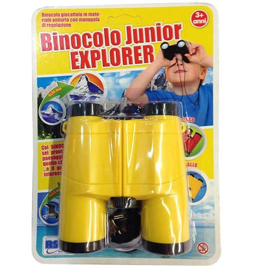 Binocolo Junior Explorer 2 Colori Assortiti Giallo Rosspo per Bambini 3+ Anni - 3