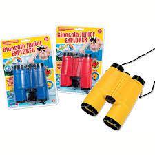 Binocolo Junior Explorer 2 Colori Assortiti Giallo Rosspo per Bambini 3+ Anni