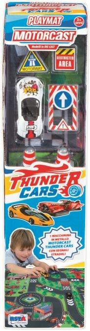 Rstoys Tappeto Gioco Thunder Cars e 1 Auto Die Cast - 3