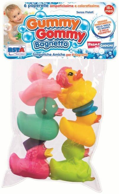6 Paperelle Per Il Bagnetto Gummy Gommy Rs Toys 10620 - 2