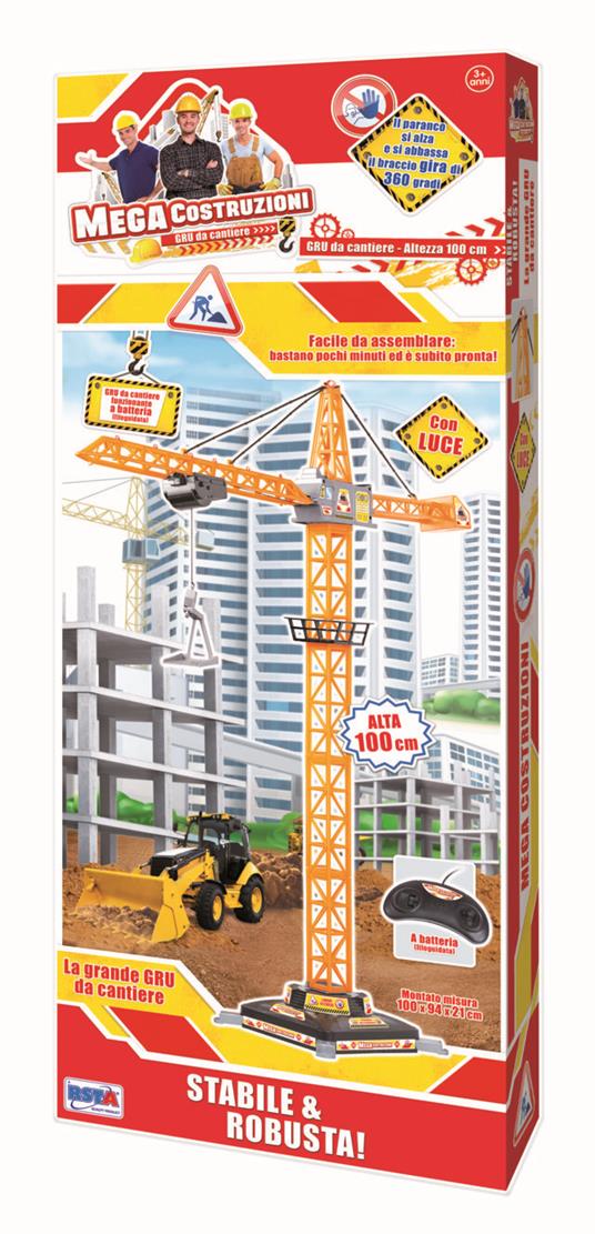 Mega Costruzioni - Gru Filoguidata 100 cm con Luce