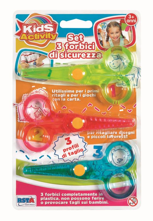 BLISTER 3 FORBICI SICUREZZA 