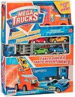 Camion+Auto Mega Truck 11172 Set 3 Pz.