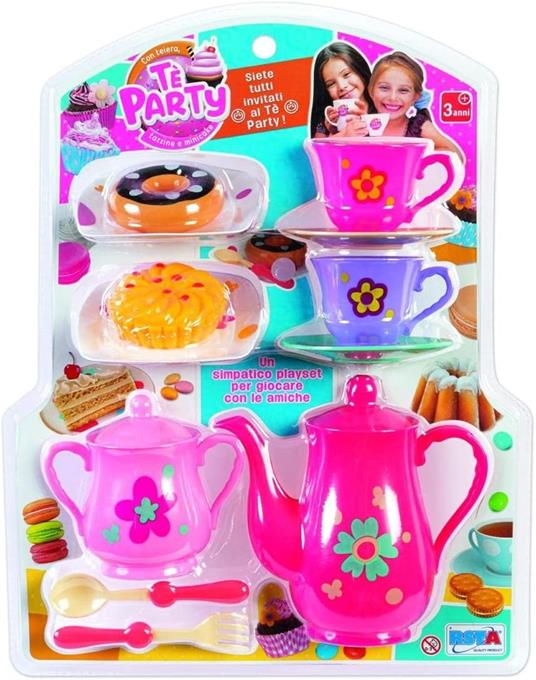 Blister Teiera Con Tazzine E Pasticcini