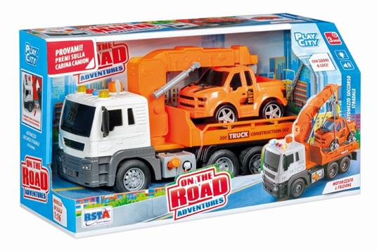 RST - Camion Carro Attrezzi a Frizione con Luci e Suoni - 11487 - 2