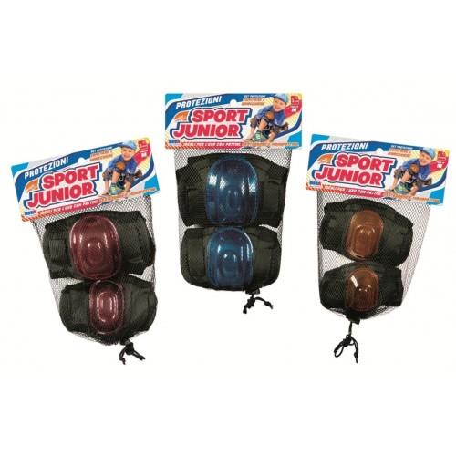 Rstoys Protezioni Junior Sport 4 pz. Gomitiere e Ginocchiere