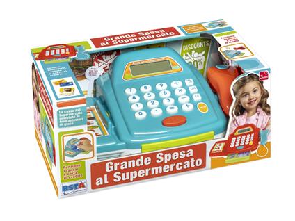 RSToys Registratore di Cassa Grande Spesa con Scanner