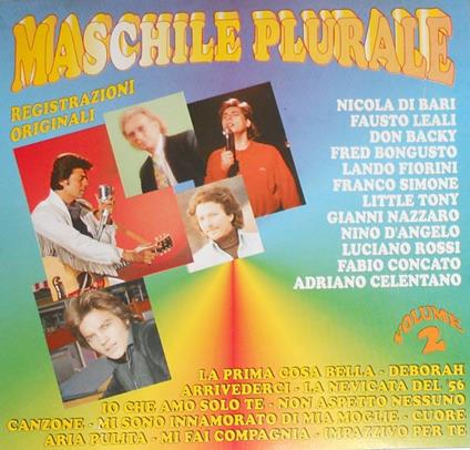 Maschile Plurale Vol.2 - CD Audio