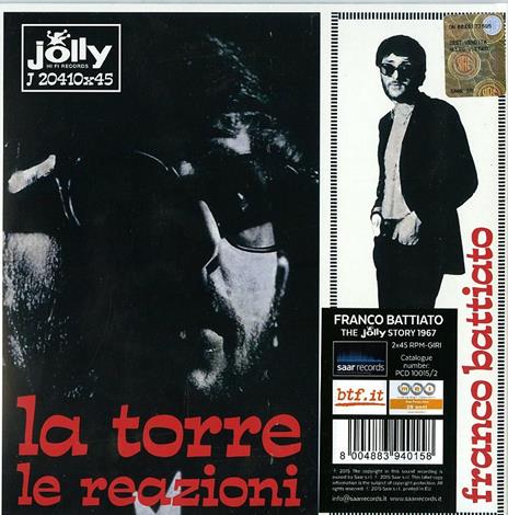 The Jolly Story 1967 (Limited Edition) - Vinile 7'' di Franco Battiato - 2