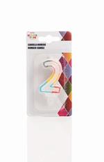 Candelina Numerale Glitter 2