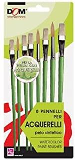 Pennelli Per Acuarello Set 8 Pezzi